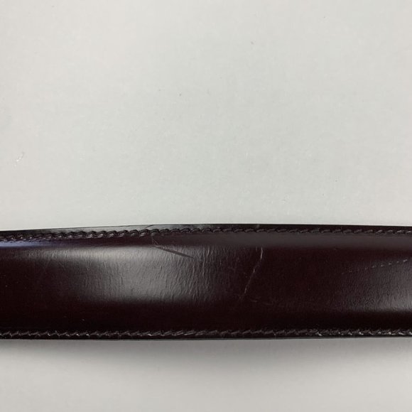 Trafalgar Dress Belt Men's 40 Dark Brown‎ Genuine Leather Business Attire 8345 - Picture 6 of 10